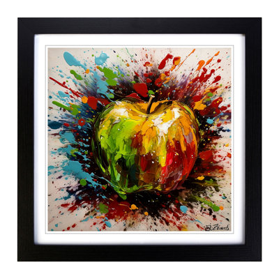 Apple Expressionism - Framed Print