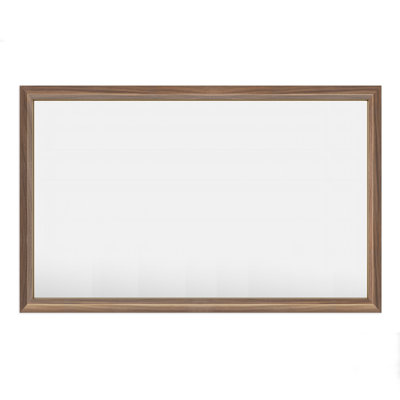 Amara Tempered Glass and Aluminum Alloy Framed French Cleat Mounted Wall Mirror with 5-Year Warranty