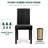 Anirvin Faux Leather Waterproof Upholstered Dining Chair-1483351360