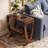 2-Tier Solid Wood End Table, Walnut-604283465