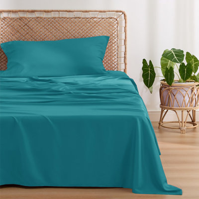 Bedsure Cooling Sheets Rayon Derived from Bamboo, Breathable & Soft Sheet Set, Deep Pocket Up to 16
