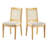 Beckwith Solid Wood Dining Chair with a Rattan Inset Back-795231836