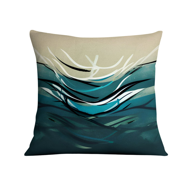 Coussin décoratif, Housse de coussin seulement - sans coussin, H 16 po x l 16 po