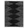 Martines Moroccan Shag Tasseled Performance Black/Gray Rug