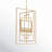 Mandolin Kynlee 7 Light Antique Gold Chandelier