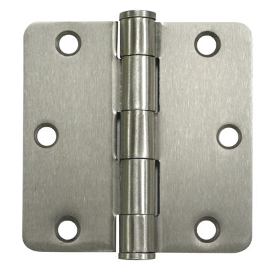 Charnière Deltana S35R4HD26 3 1/2 po x 3 1/2 po x 1/4 po Deltana, paire HD chromée polie
