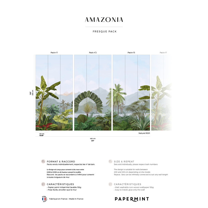 Amazonia Pack 1, 2 et 3, Bleu