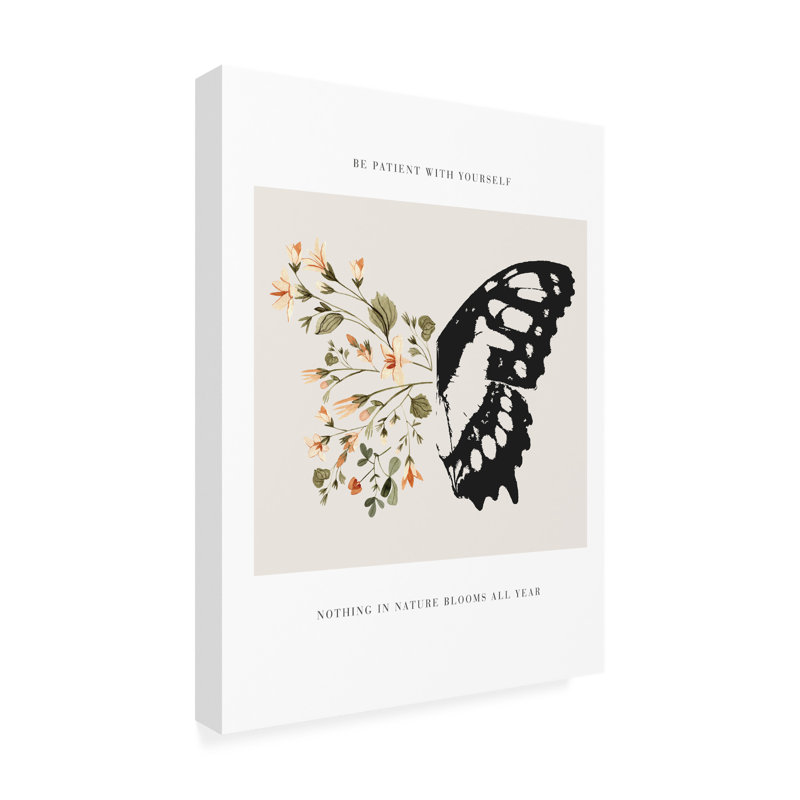 «Bachel Beth Cai Be patient», reproduction sur toile, H 32 po x l 24 po x P 2 po