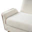 Fauteuil d'appoint rembourré en peluche