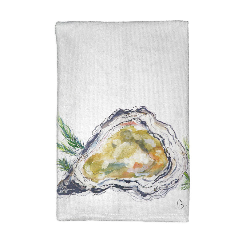 Serviette de cuisine à poisson huître