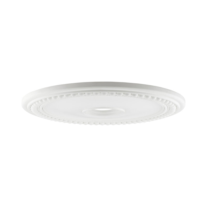 Médaillon Cavandale, H 2,5 po, Blanc