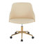 Chaise de bureau Bacci, mélange de polyester-757166693-759576494