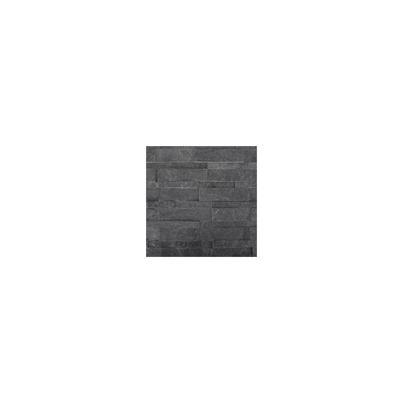 Panneau mural en pierre 25,5 po, Gris argenté