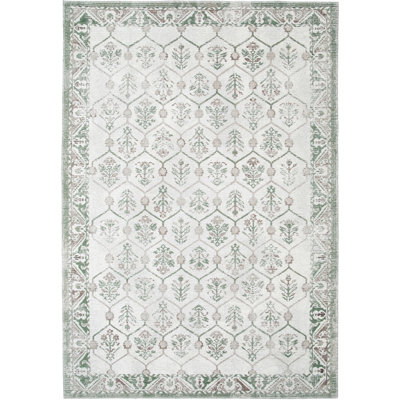 Rectangle Floral Area Rug