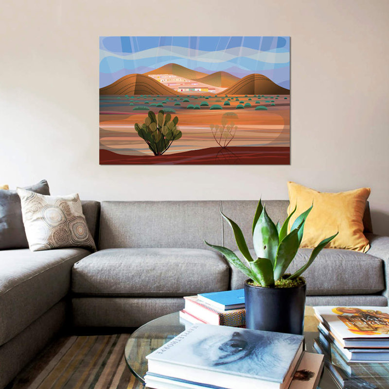 «Copper Town», impression sur toile, H 8 po x l 12 po x P 0,75 po, Toile tendue