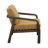 29.5" Wide Full-Grain Genuine Leaher Upholstered Accent Armchair With Solide Wood Frame-846155061