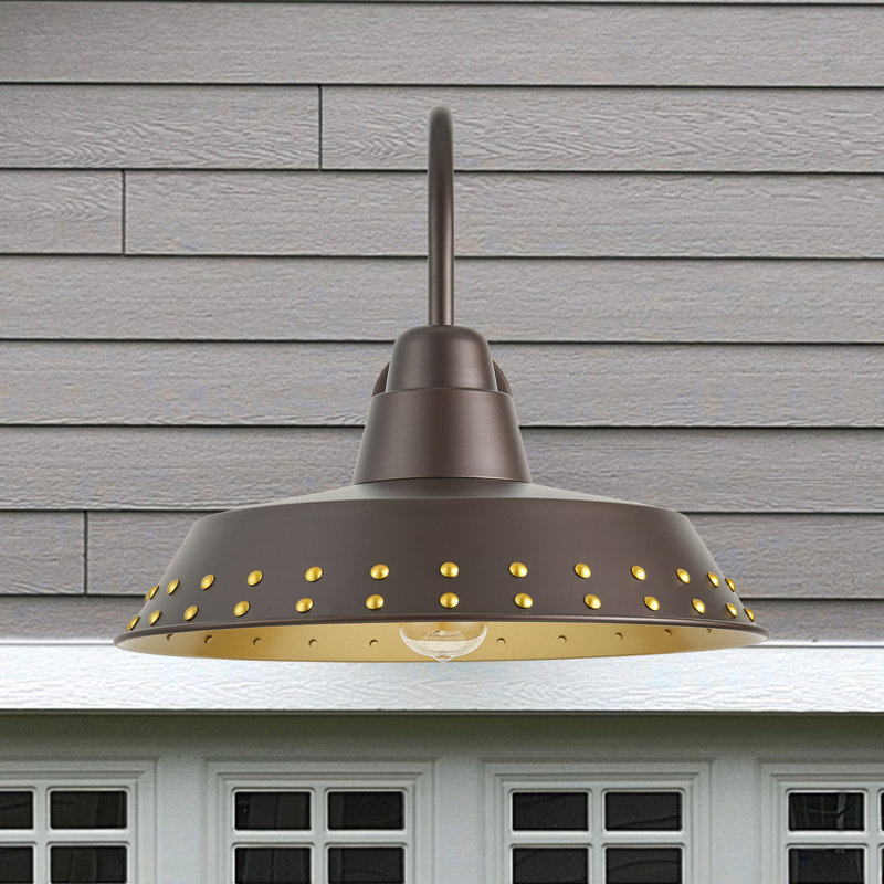 Lampe murale ajustable en fer peint à la lumière 1 lumière, Doré