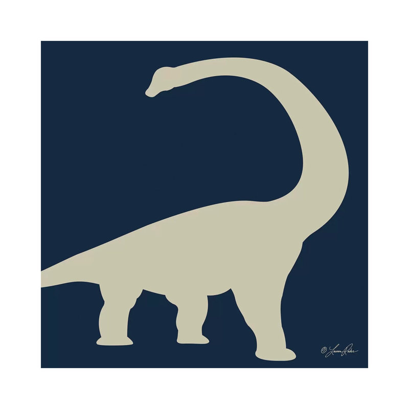 Dino II by Lauren Rader - Wrapped Canvas Print, 45.72 cm H x 45.72 cm W x 1.91 cm D