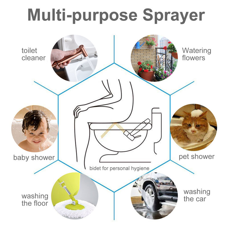Handheld Bidet Sprayer For Toilet	