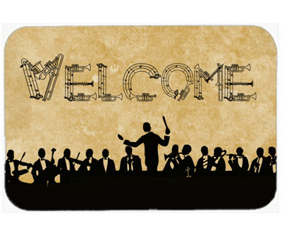 Caroline's Treasures Welcome Symphony Glass Cutting Board
