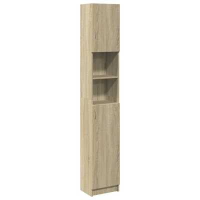 Campbellton vidaXL Bathroom Cabinet 32x25.5x190 cm Engineered Wood