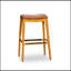 Tabouret de bar 30 po, siège en cuir-152685416-152685414