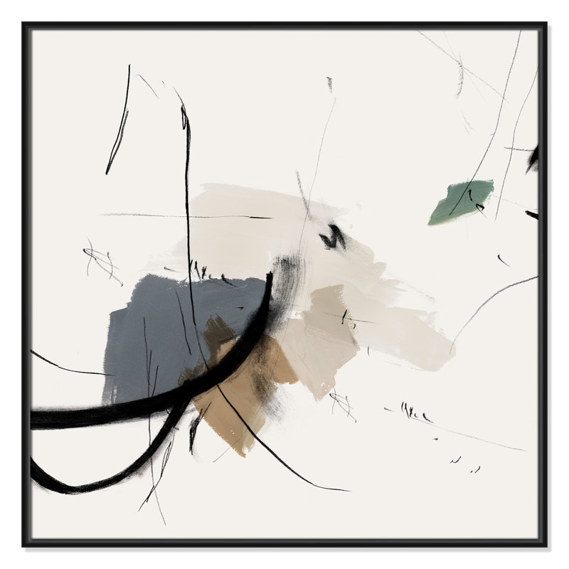 «Heavenly I Print» par Casa Fine Arts, Noir, H 37,5 po x l 37,5 po