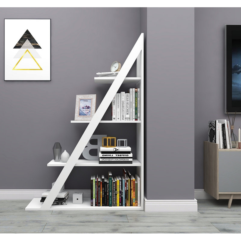 Ofrath Standard Bookcase, 150cm Hx 100cm W x 29.5cm D, White
