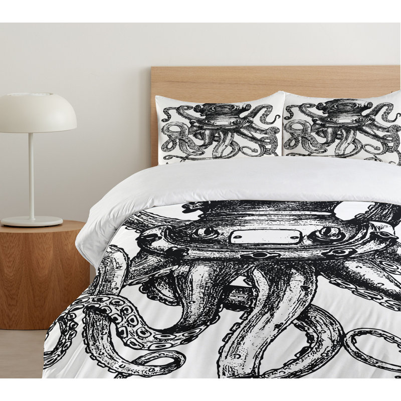 No Duvet Cover, California King Duvet Cover + 2 Standard Shams