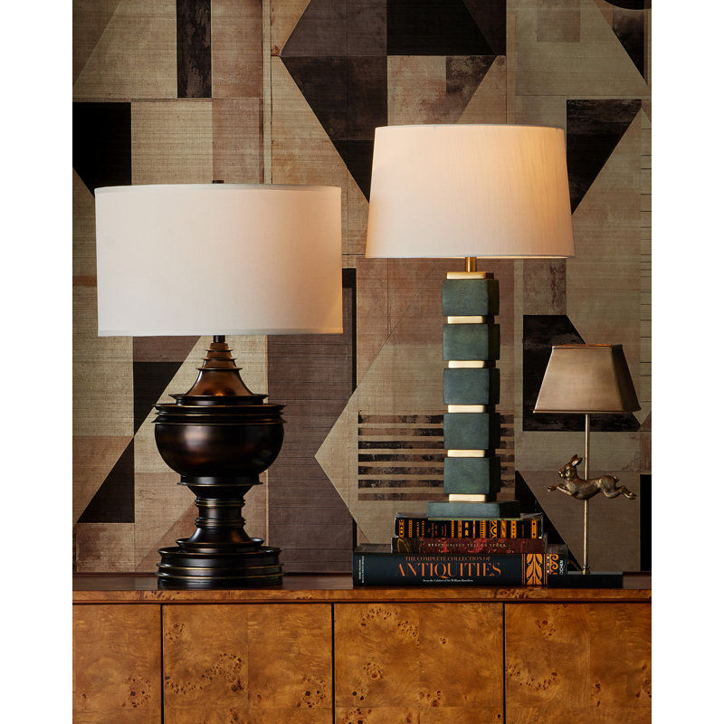 Lampe de table à motifs