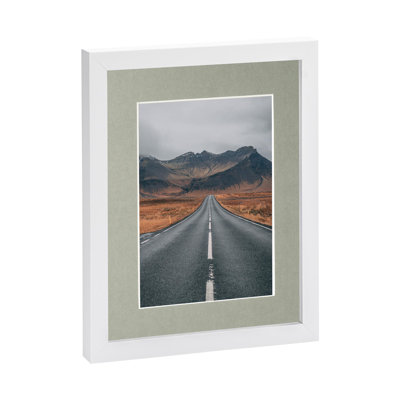 Photo Frame with 4" x 6" Mount - 5" x 7" - Black/Ivory