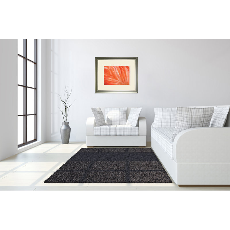 Art mural Feather Dance - 34 po x 40 po - Cadre argenté