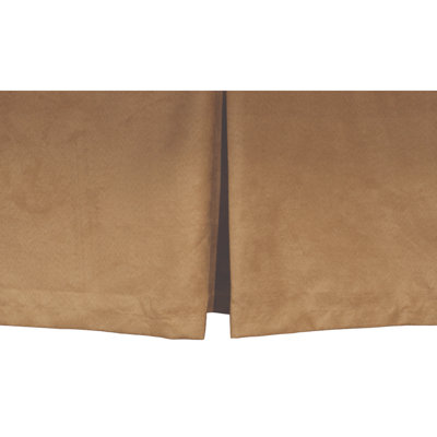 Wooded River Arizona Bedskirt - Full - Fawn Suede