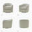 Miluse Contemporary Boucle Upholstered Swivel Barrel Chair-106883218