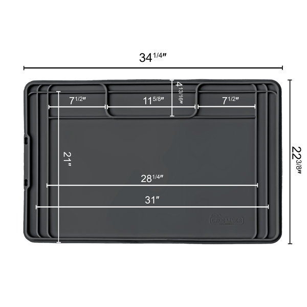 Xtreme Mats Kitchen 22-in x 31-in Beige Undersink Drip Tray Fits Cabinet  Size 31-in x 22-in