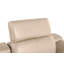 Canapé modulaire en L en cuir véritable 4 pièces beige avec 3 fauteuils inclinables électriques et appuis-tête réglables-130816886-130816889