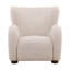 Rose Polyester Occasional Chair, Sand