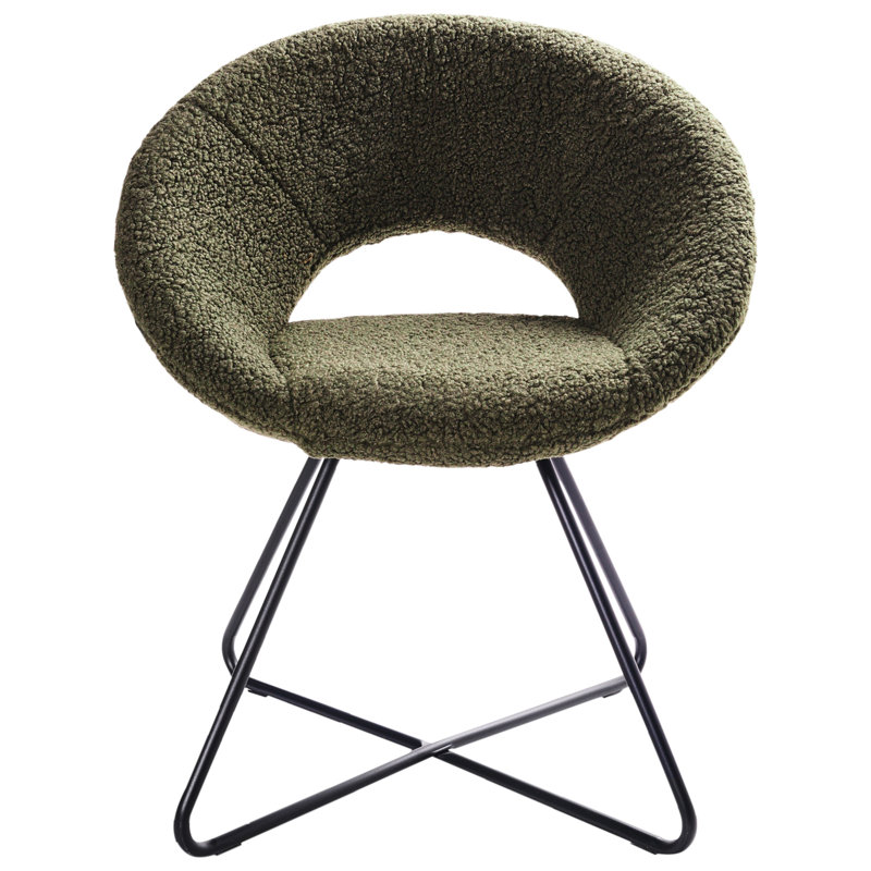 Dining Chair RACHEL Boucle , Green