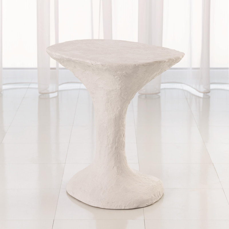 Primitive Accent Table-Soft White