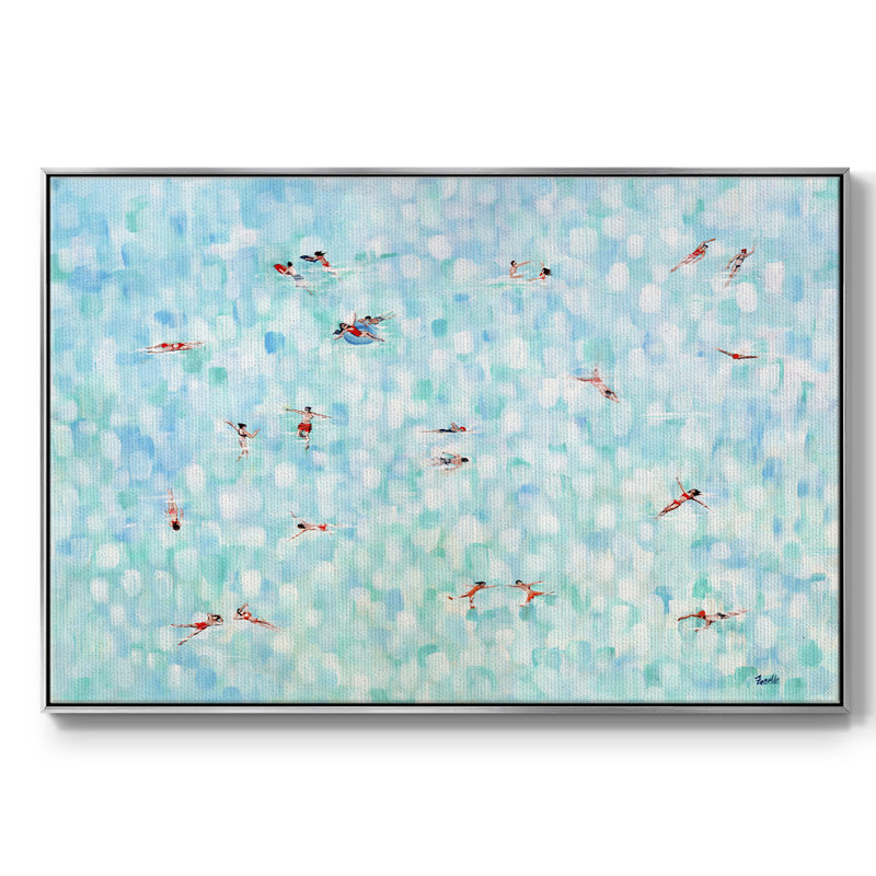 Endless Horizons " Endless Horizons " Painting Print, 37" H x 25" W x 2" D, Silver Framed Canvas