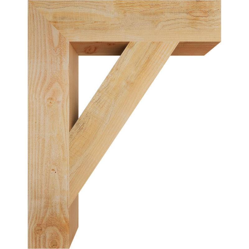 Support de bloc traditionnel, Douglas (sciage brut), H 36 po x l 6 po x P 28 po