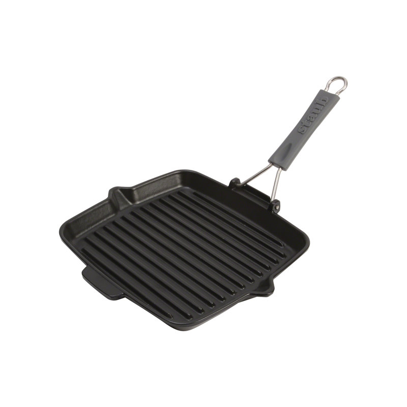 9.45 in. Cast Iron Square Grill Pan