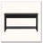 60'' Fir Veneer Entryway Table with Honeycomb-patterned Fronts,Modern Stylish Console Table-1788415838