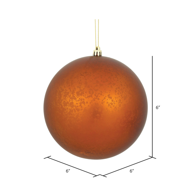 Ornement boule de mercure mat Duffield, Cuivre