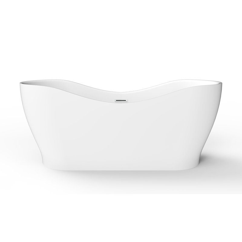 66.75'' x 31.5'' Acrylic Bathtub, White