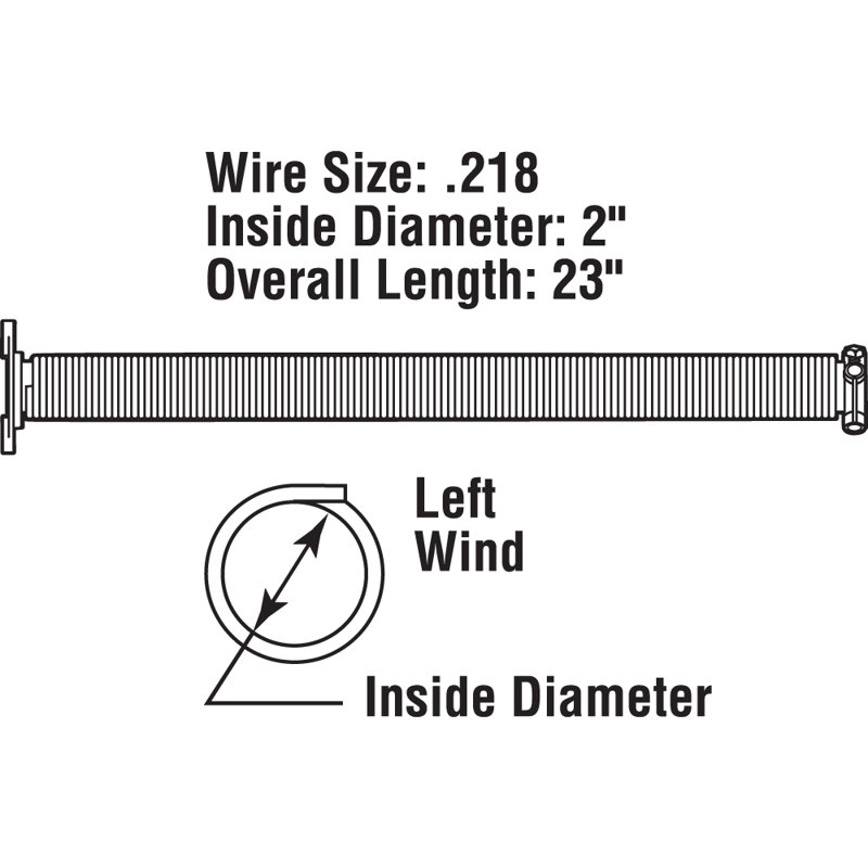 Prime-Line Sectional Garage Door Extension Spring