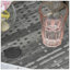 Table d'appoint en osier de rotin avec trou pour parasol Outsunny
