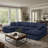 Wilroy 6-Piece Reversible U-Shaped Sectional -759022791