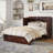 Atiyah Murphy Bed Chest with 6" Mattress, Storage and Built-in Charger-1533366164-1533366160
