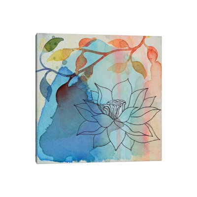 Calm Lotus I by Faith Evans-Sills - Wrapped Canvas Gallery-Wrapped Canvas Giclée